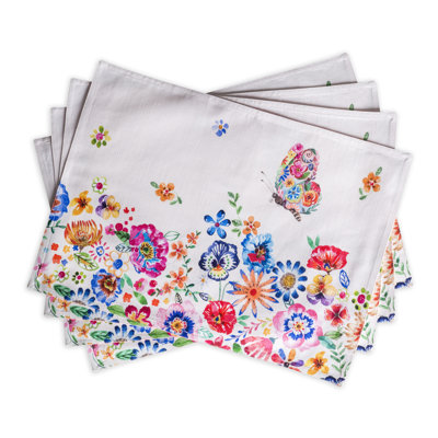 Cotton Floral Rectangle Placemat