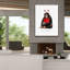 «Valentine Monkey» par John Hovenstine, art mural sur toile, 40 po x 54 po-942487340