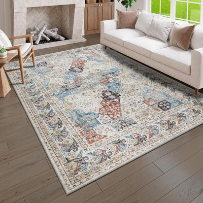 Modern Plush Area Rug Machine Tufted Shaggy Carpet