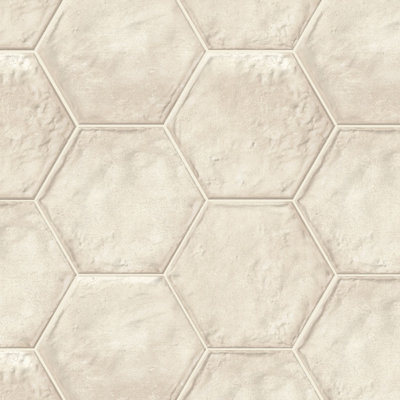 Autumn Essentials 7X8 Hexagon Porcelain Wall and Floor Tile
