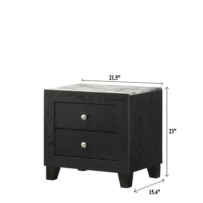 Table de chevet contemporaine 1pc