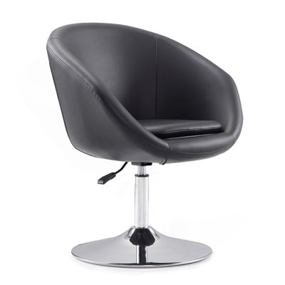 Hopper Upholstered Swivel Lounge Chair