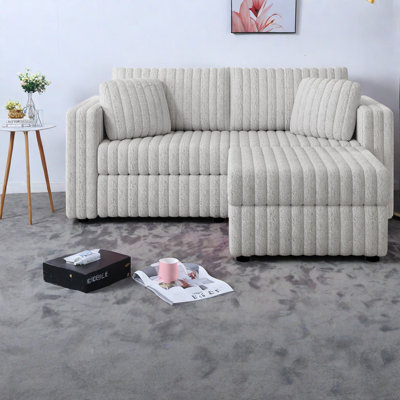 Canapé modulaire moderne en métal avec rangement 75,6 po