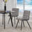 Furst 17.75'' H Tufted Velvet Upholstered Metal Side Chair-2033711543