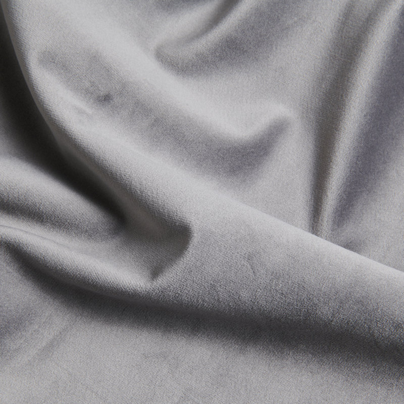 Velvet Armchair, Gray Velvet