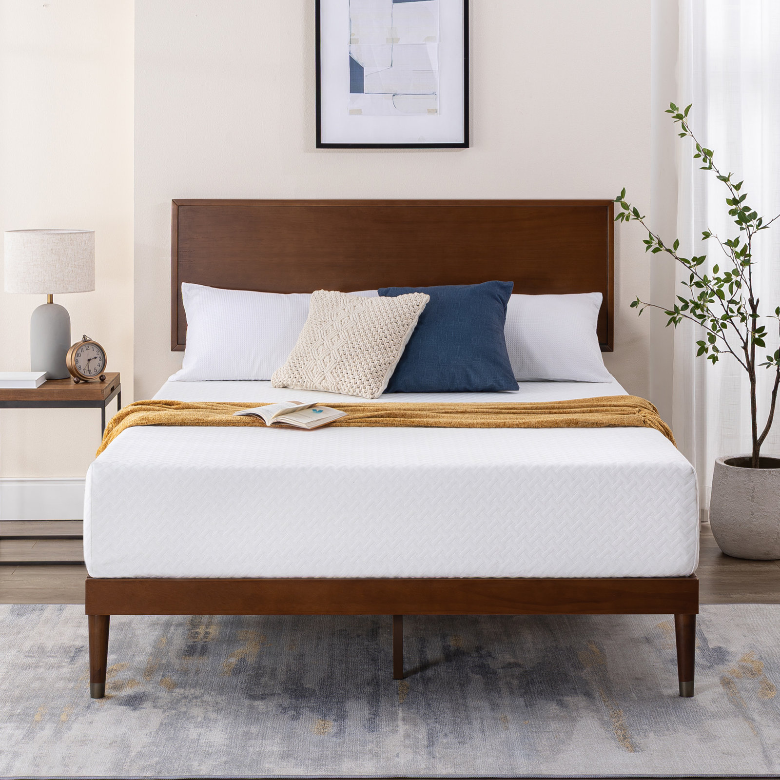  Firm Gel Memory Foam Mattress, Queen, 10"