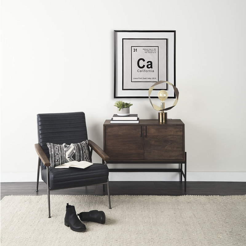 Breaking California B by THE Studio a Hand Embelished Textured Framed Art Print Matted under Glass