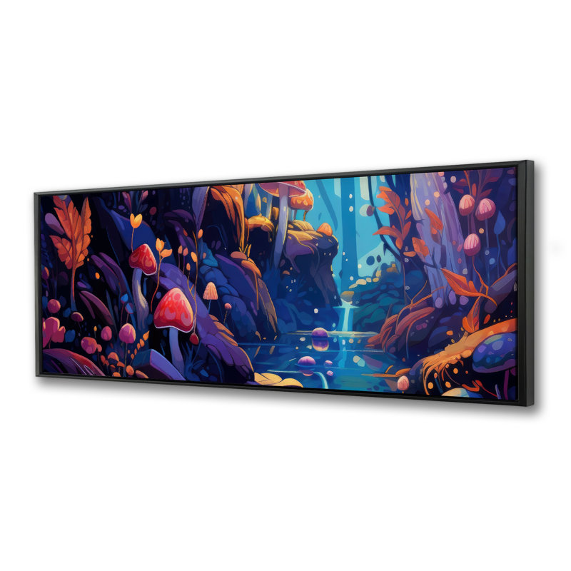 Take a look at that  Framed canvas, 49.25" H x 17.25" W