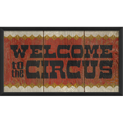« welcome to the cirque », art textuel encadré