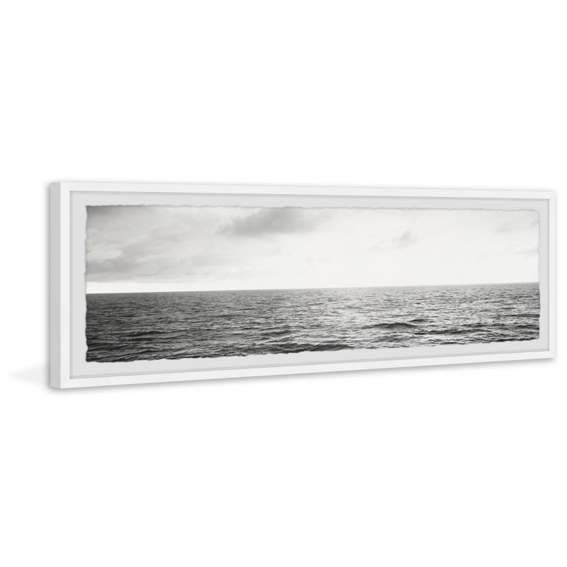 Voix de la mer - cadre photo, impression panoramique, H 10 po x l 30 po