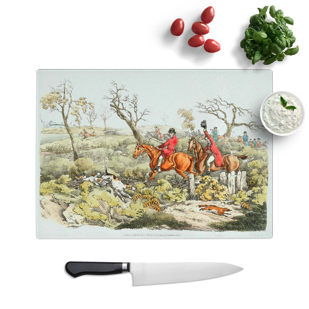Glass Fox Hunting by Henry Alken Chopping Board