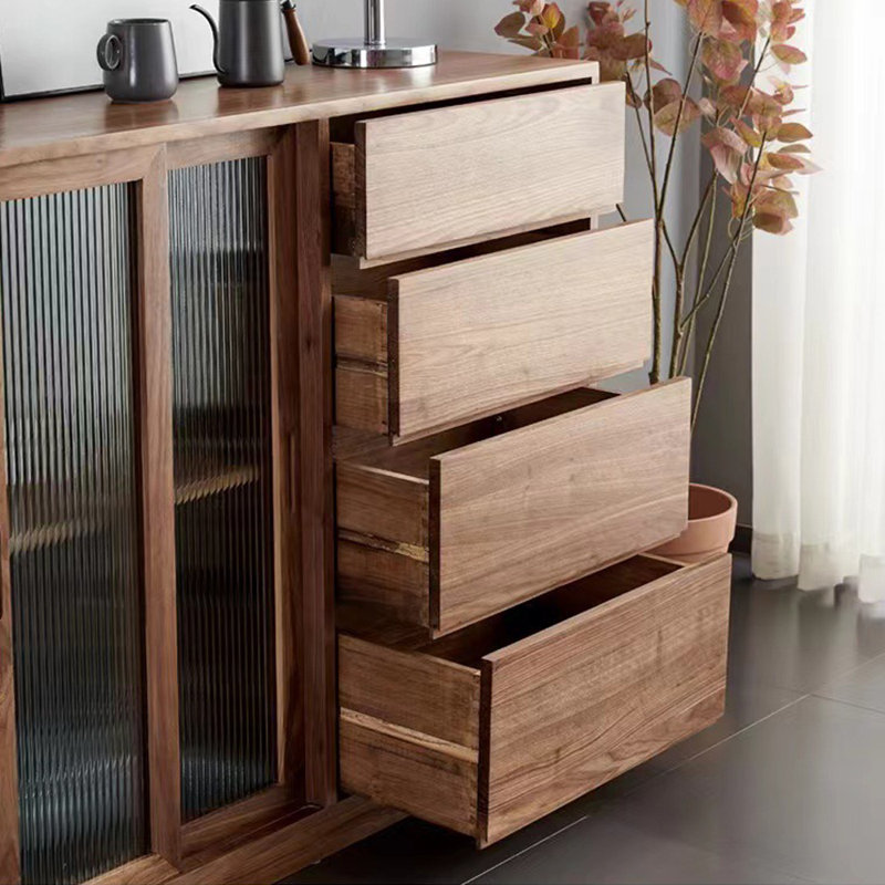Armoire latérale multifonctionnelle simple de style moderne, 35.43" H x 70.87" W x 15.75" D