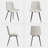 Upholstered Dining Chair with Carbon Steel Legs (Set of 6)-124568715-124568714