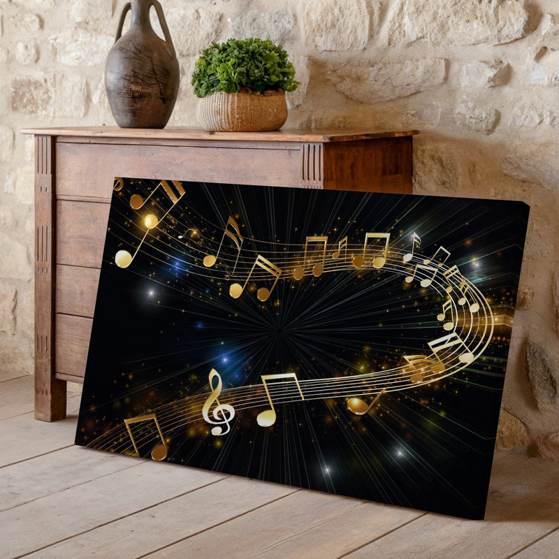 Reproduction d'art sur toile abstraite, H 9 po x l 12 po
