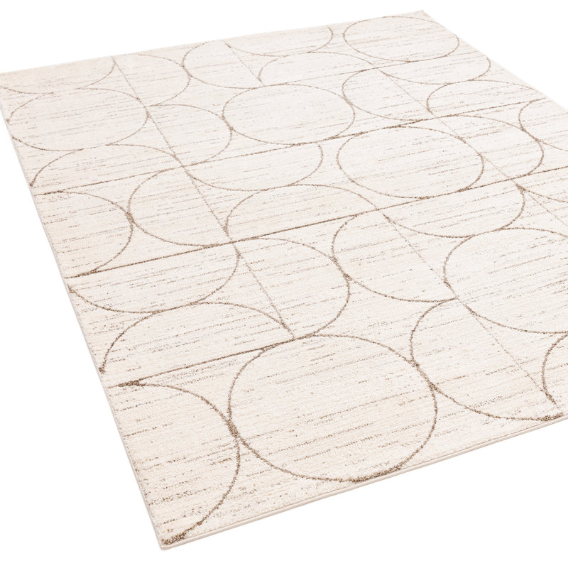 Rosabal Geometric Area Rug, Rectangle 80 x 140 cm
