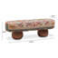  Rizi Textured Wool Upholstered Bench