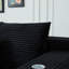 Canapé modulaire profond en velours côtelé avec porte-gobelets, aucun assemblage requis-237104523