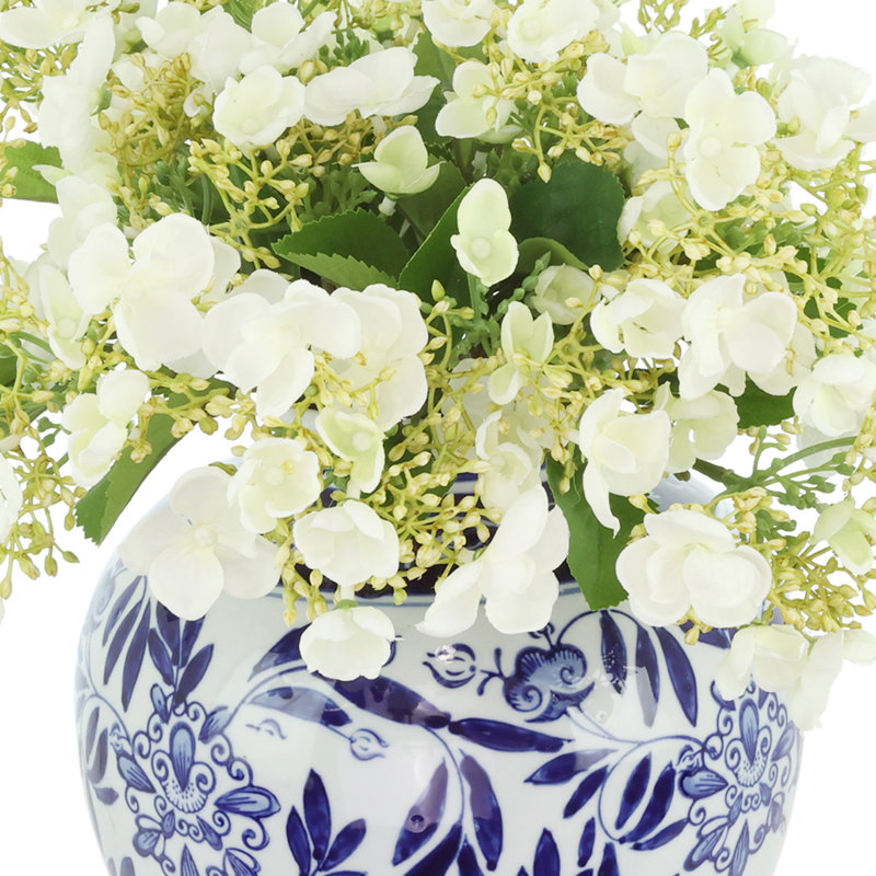 Viburnum Arranged in a Ceramic Vase