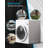 3.6 Cu. Ft. Compact Electric Dryer wiht Stainless Steel Drum, 4 Modes &Front Loading Design