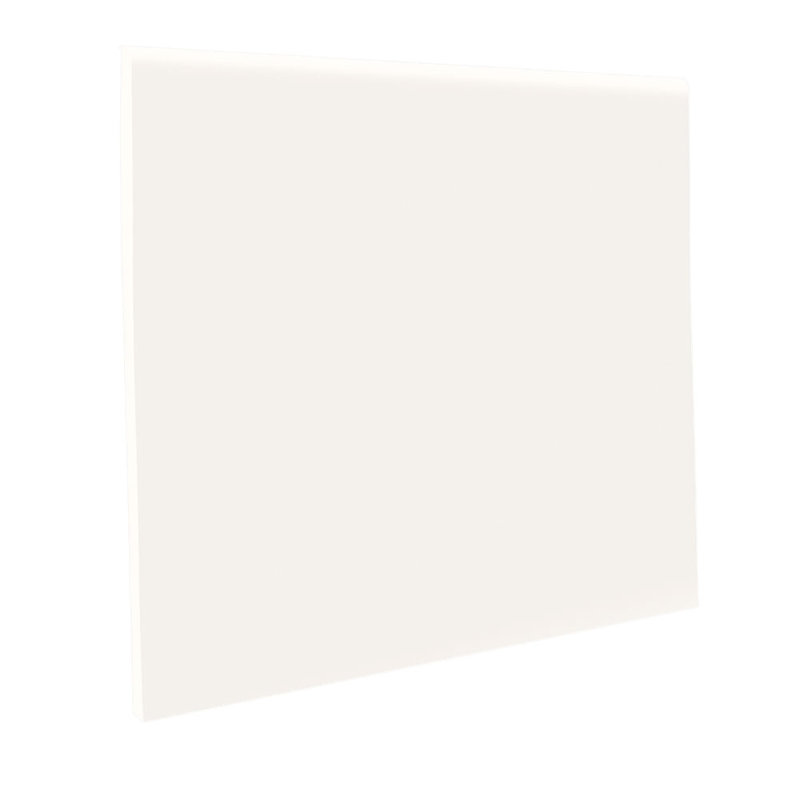 Vinyle (télé) H 4 po x L 1440 po x 1/8 po base épaisse (ressorts), Blanc
