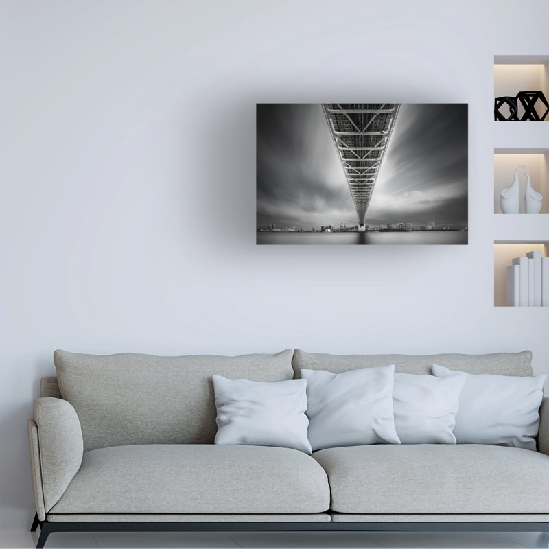 Art sur toile Akira TAKAUE Rainbow Bridge, H 30 po x l 47 po