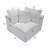 39.4'' Upholstered Sectional Sofa-1114801945