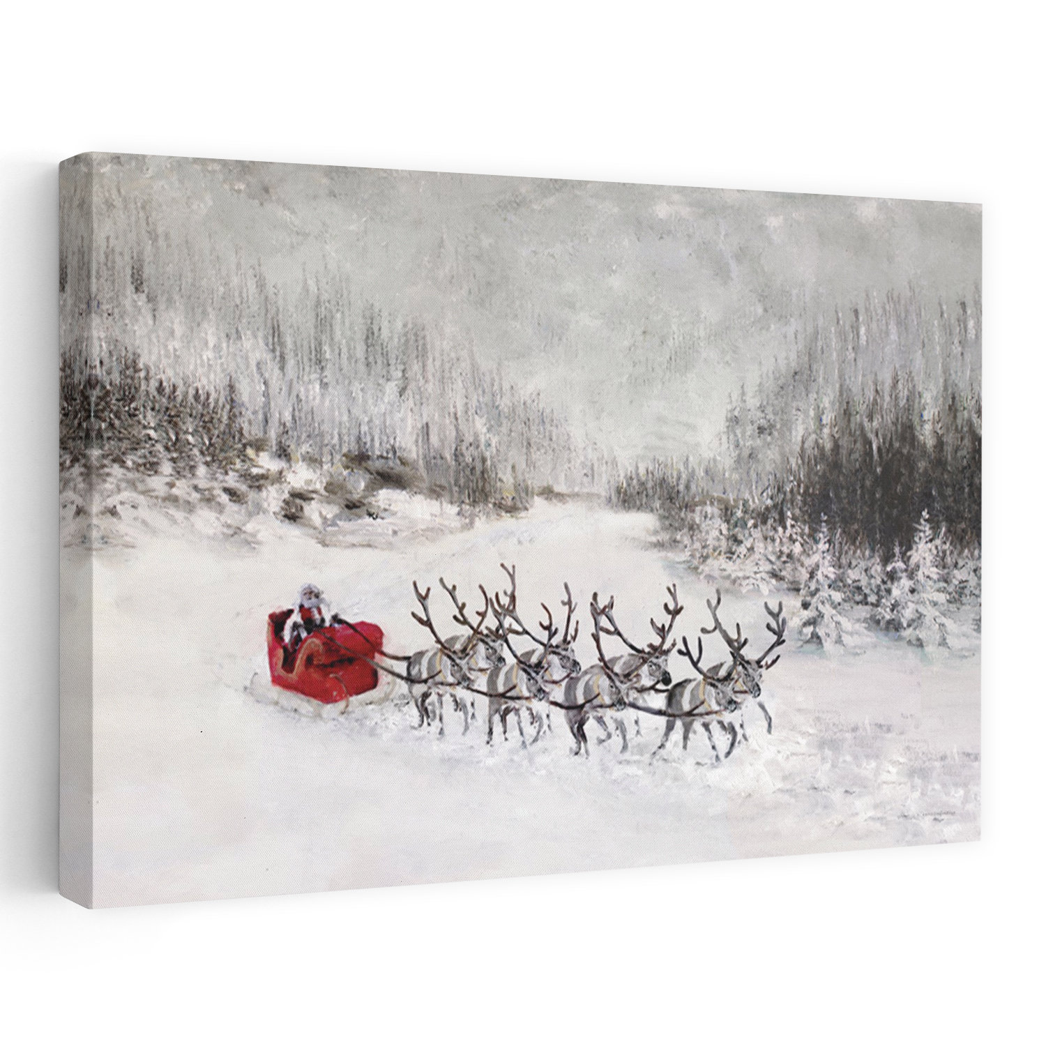 Ophelia & Co. Afternoon Sleigh Ride Whimsical Abstract Contemporary ...