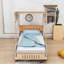 Lit plateforme en bois avec tablette et tête de lit Jacquleen-1051038364