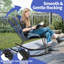 Chaise berçante d'extérieur 2 pièces