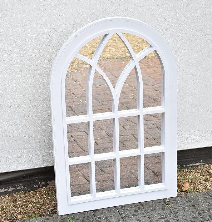 Arch Mirror, 73.5 cm H x 48.5 cm W, Brushed Gold