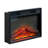 23" Electric Fireplace Insert With Realistic Flames & Remote Control Heating