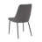 19'' H Tufted Faux Leather Upholstered Metal Armchair
