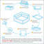 Structure spéciale pour canapé modulaire surdimensionné en U surdimensionné