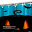Rideau de douche noir avec 12 crochets Halloween-275941627