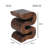 Harison Solid Wood End Table-141577921-141577924