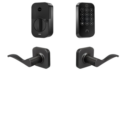 Écran tactile Yure Assure Lock 2 de Yale avec Wi-Fi et levier Norwood