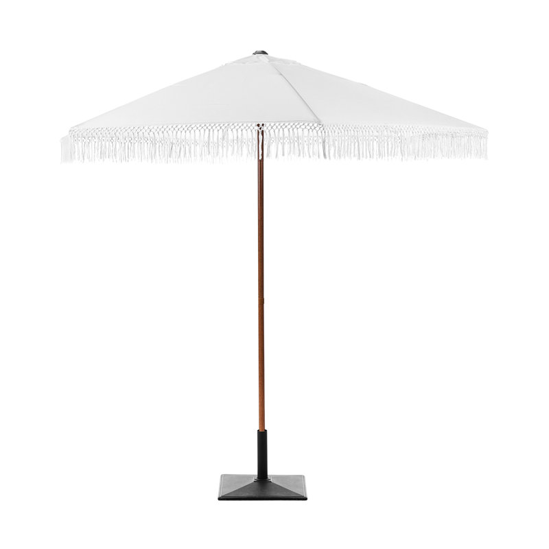 258cm Market Parasol, White