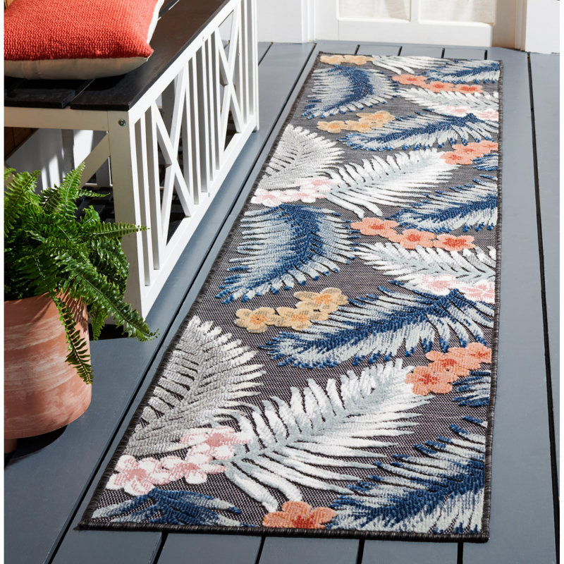 Tapis d'intérieur / extérieur Sommerville, Tapis de couloir 2 pi x 9 pi