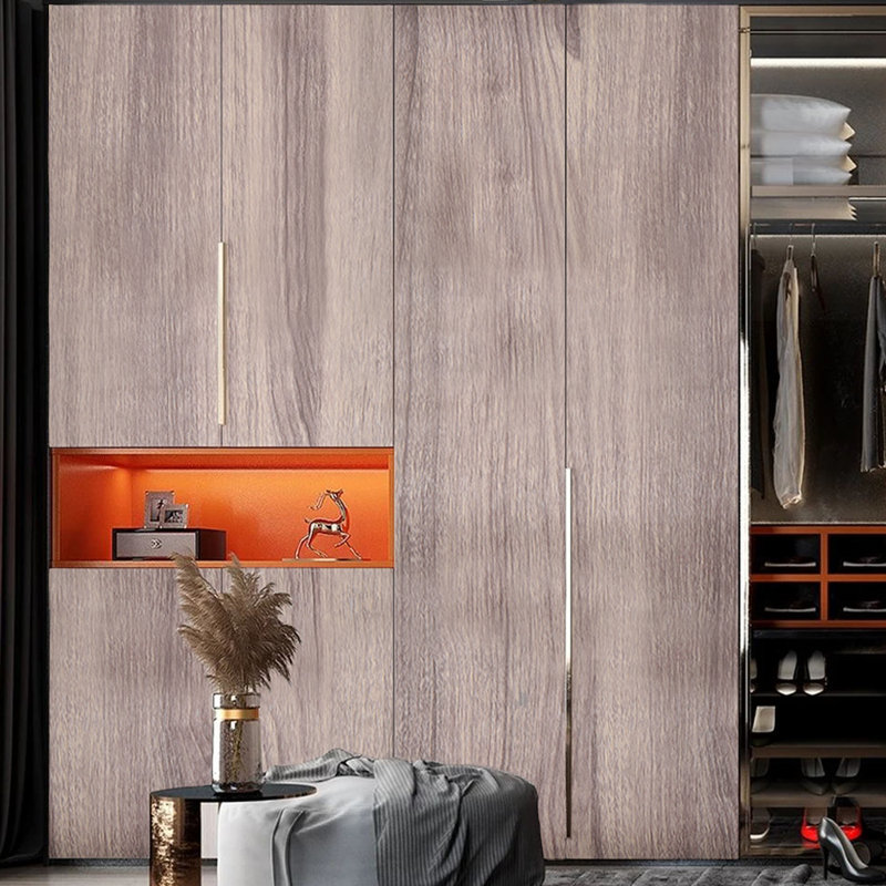 Modern Wood Grain Self-Adhesive Wallpaper