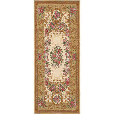 Traditional Outdoor Nile Rug Ivory and Beige Colour