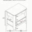 Verona Walnut 2-drawer Nightstand Bedside Table