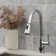 FlowCurve 1.5 in Centerset Touch Free Sensor Kitchen Faucet without Deckplate in Polished Chrome