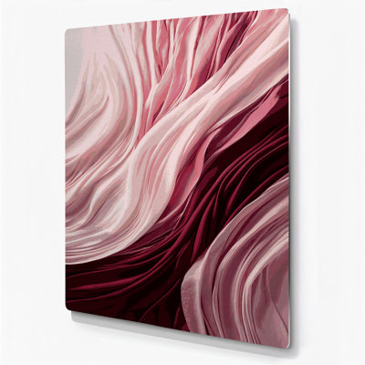 Art mural abstrait en métal beige 91