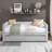 Corduroy Fabric Daybed with Trundle-723192498