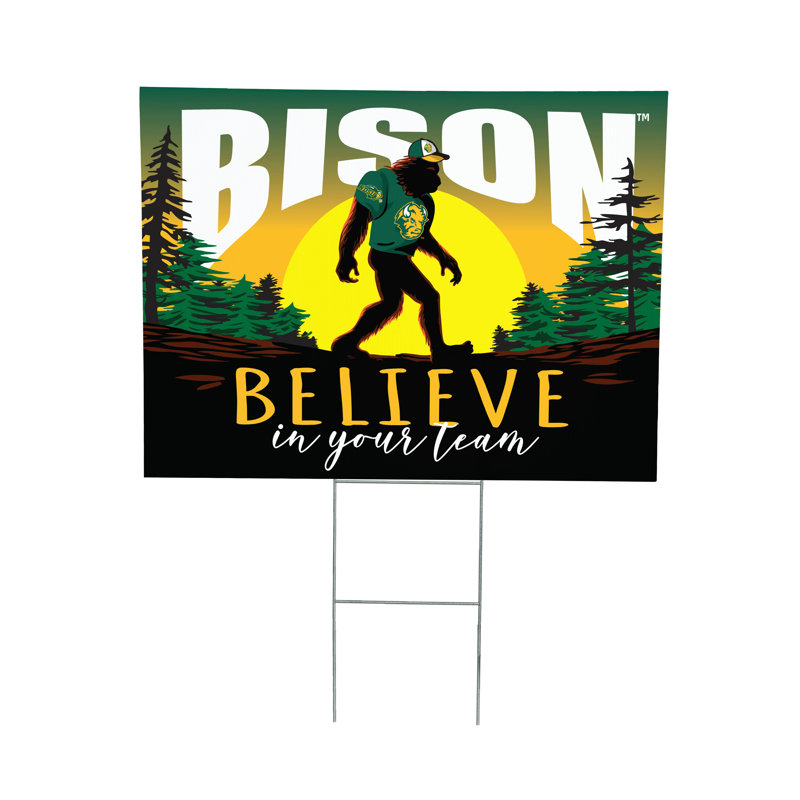 Panneau de cour de l'Université North Dakota State, Bigfoot