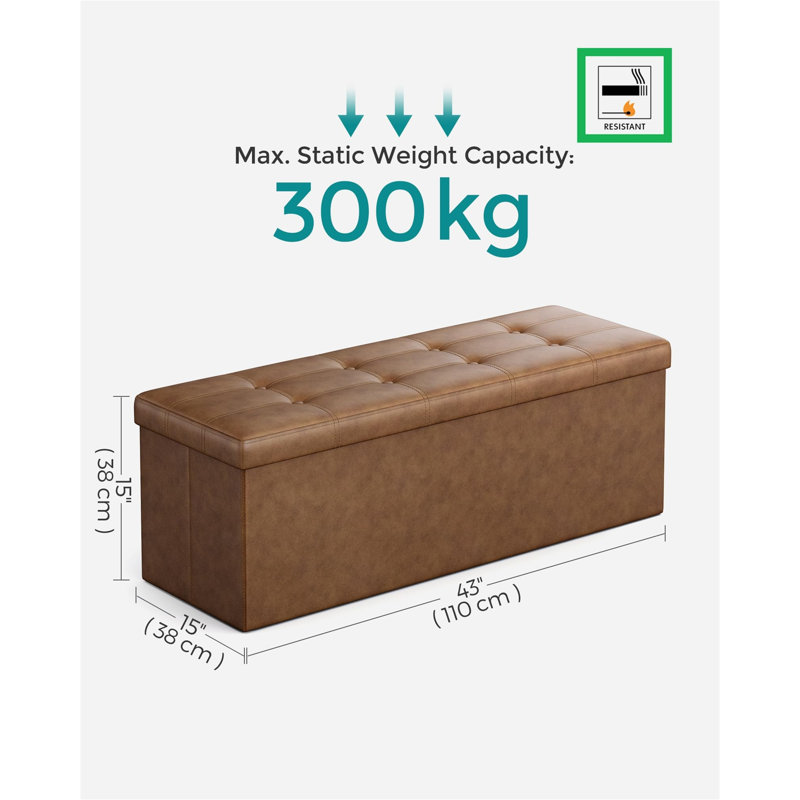 Soheir Storage Bench, Brown