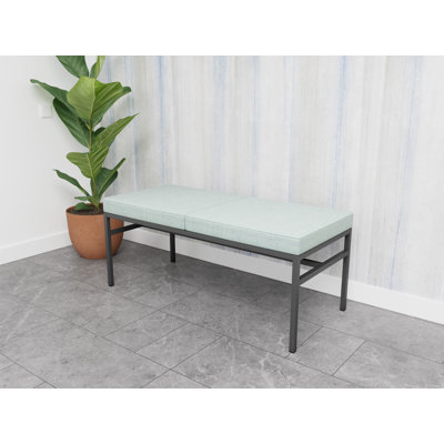 Avon Rx Healthcare Waiting Reception 2 Seat Bench Metal Frame 550 LB Capacity
