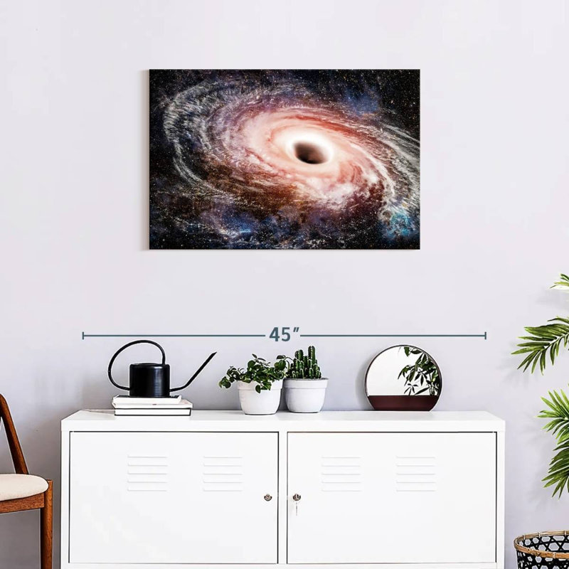 Oberle Into The Black Hole, 20'' H x 30'' W