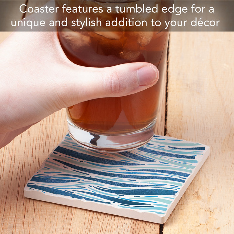 Stoneware Square 1 Piece Coaster