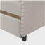 Canapé-lit en tissu avec deux tiroirs, support de tablette en bois, beige, double-121070115